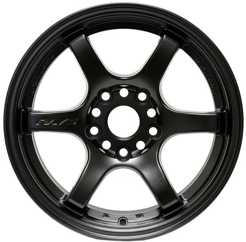 Gram Lights 57Dr 15X8.0 +35 4-100 Semi Gloss Black Wheel 1