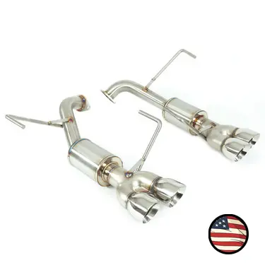 Axleback Exhaust - 2022+ Subaru Wrx - 4" Muffler - 3" Double Wall Tips 1