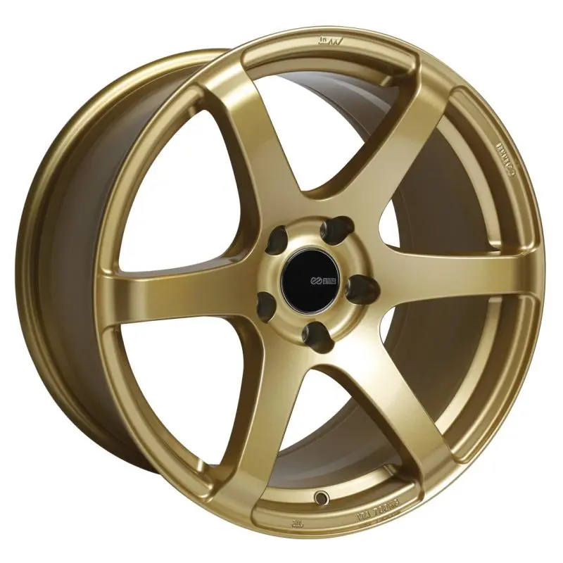 Enkei T6s 18X9.5 45Mm Offset 5X100 Bolt Pattern 72.6 Bore Gold Wheel 1