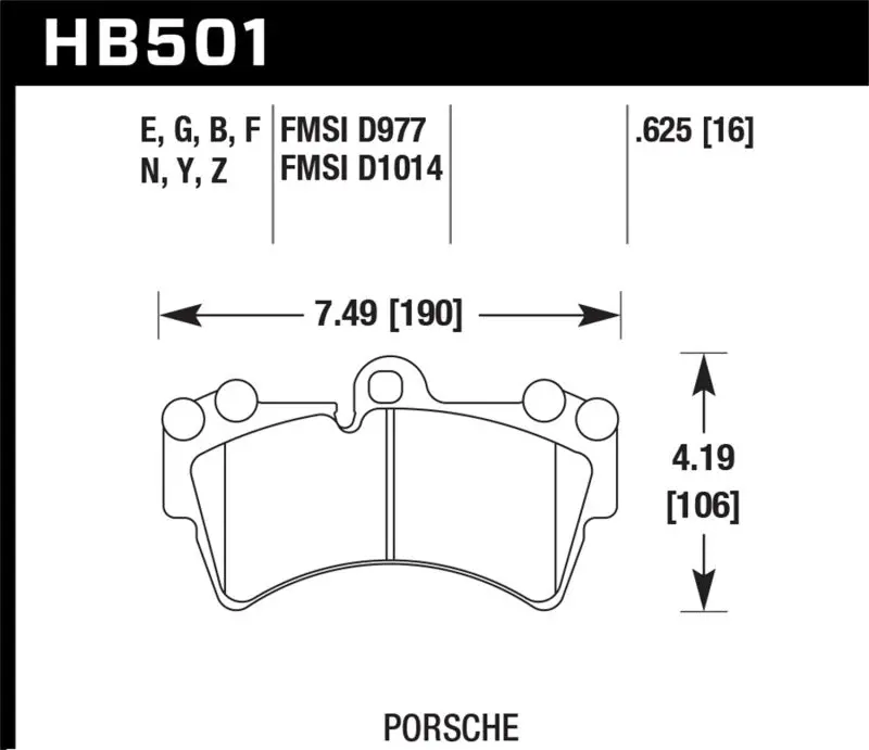 Hawk 07-10 Audi Q7 3.6L/4.2L / 03-07 Porsche Cayenne 4.5L / 04-07 Vw Touareg Performance Ceramic Str 1