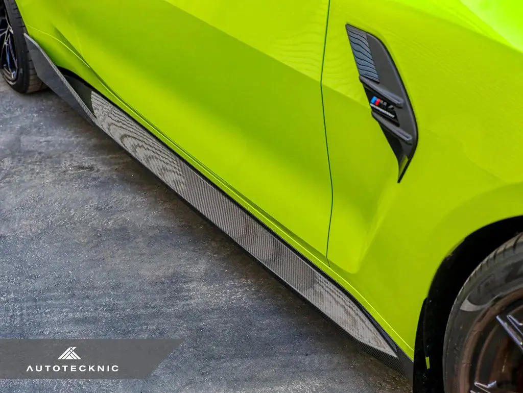 Autotecknic G8x M3 / M4 Dry Carbon Performante Side Skirt Set 1