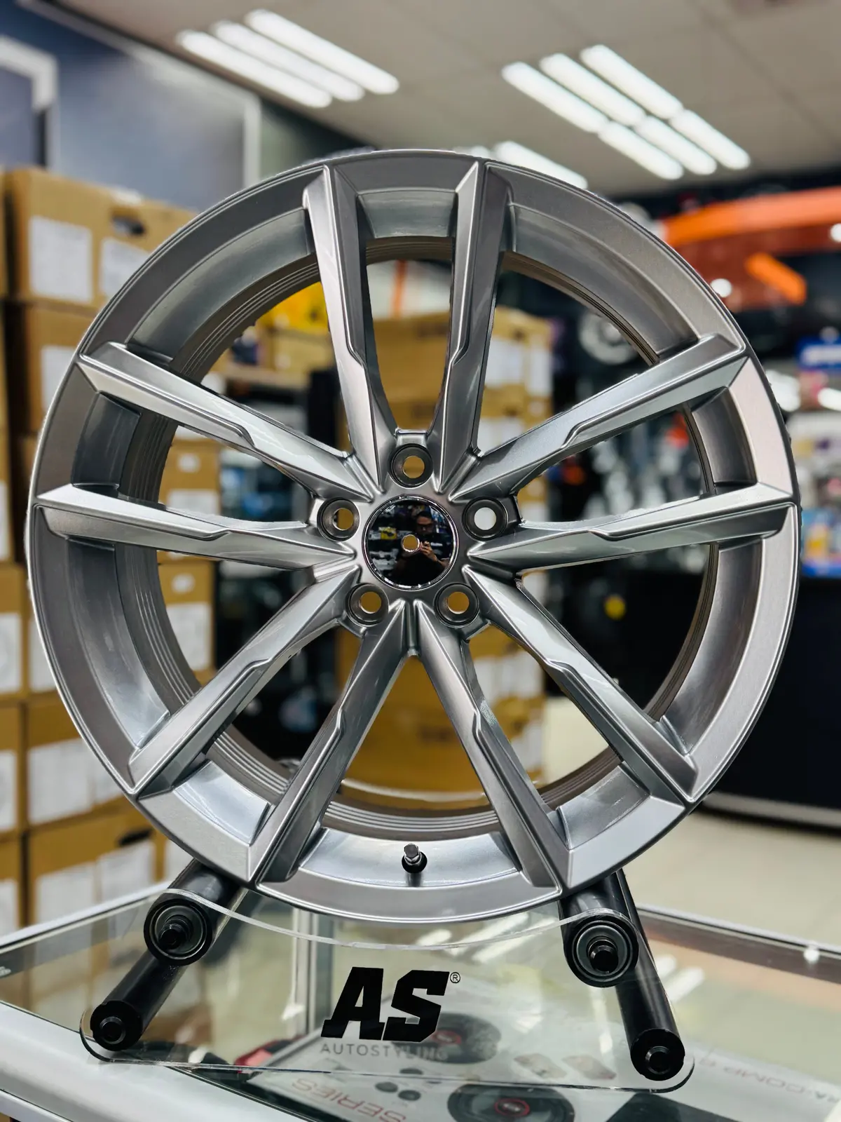 17" As- Tsi Highline  Reps 5/100 Silver Wheels 1