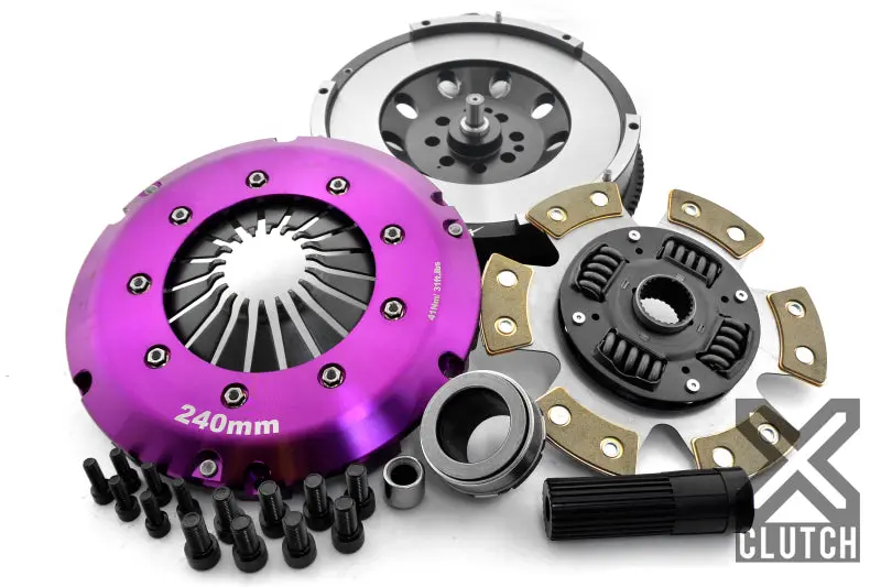Xclutch 07-10 Bmw 335I Base 3.0L Stage 2R Extra Hd Sprung Ceramic Clutch (8 Bolt/Pb In Input Shaft) 1