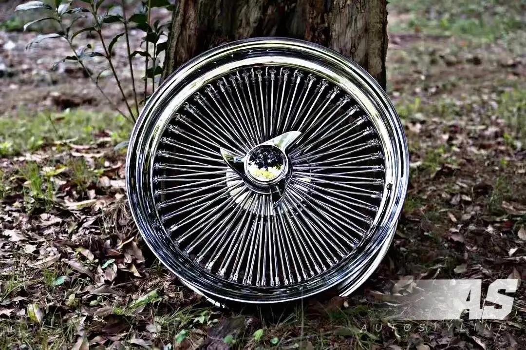 17” As - 1000 Spoke Wire Wheel Fits All Cars 2