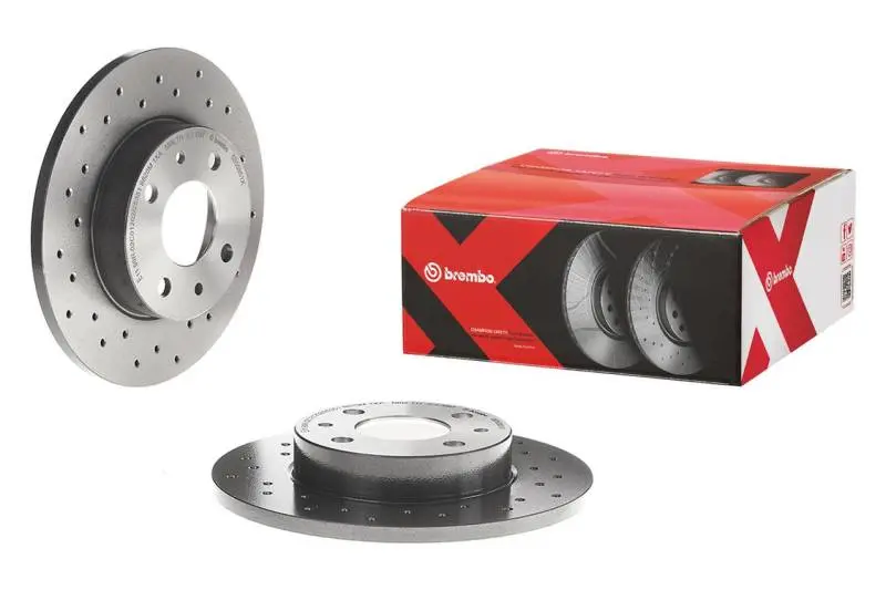 Brembo Oe Uv-Coated Brake Rotors For 2019–2022 Mercedes-Benz A220 And 2020–2022 Cla250 1