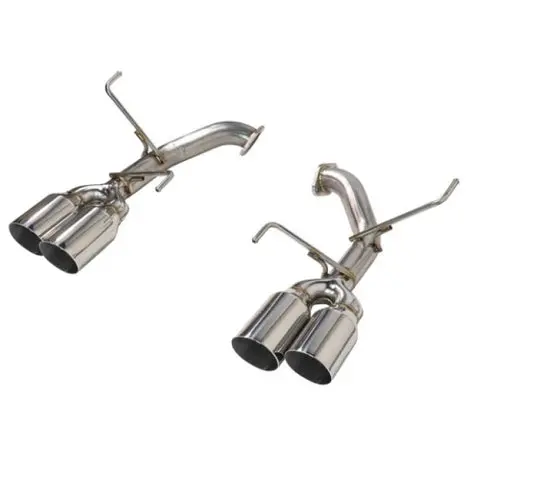 Remark 2022+ Subaru Wrx Vb Stainless Single Wall Tip (4In) Axle Back Exhaust- Cerakote Black Coating 1