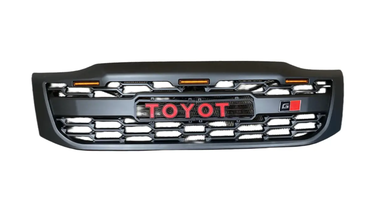 Toyota Hilux Vigo 2012 Gr Grill With Amber Led 1