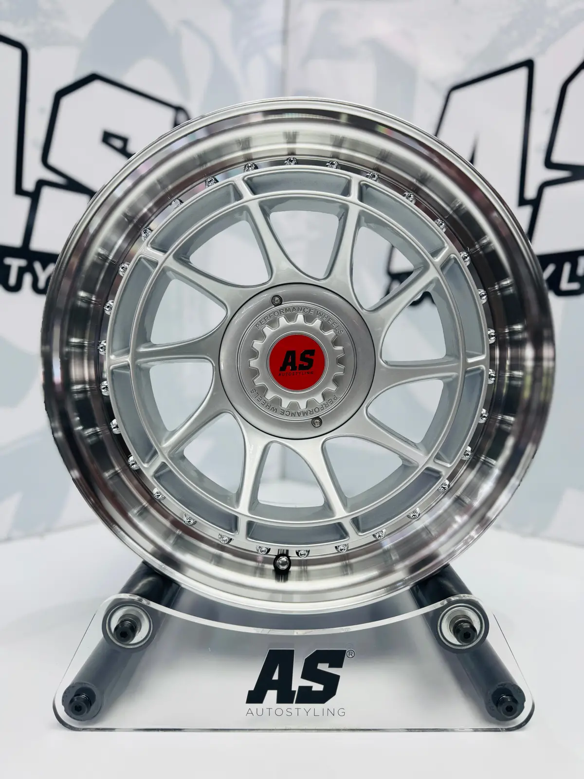 15” As-7156 Silver  4/100 4/114 Wheels 1