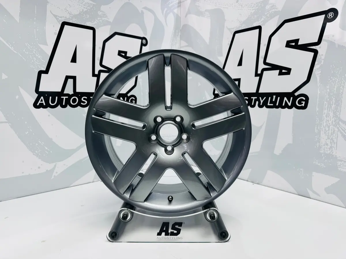 17" As- Tdi  Barcelona Reps 5/100 Gunmetal Wheels 1