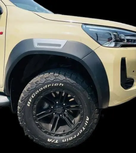 Toyota Hilux Rocco Style Fender Flares Wide Wheel Arches (Fits 2016 - 2019 Model Hilux) 1