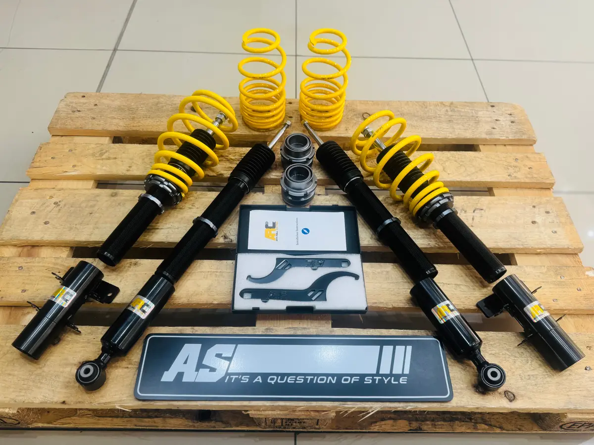 Arc Lod Dual Height Adjustable Coilovers Suitable For Vw Polo 9N Bujwa Not Vivo 1