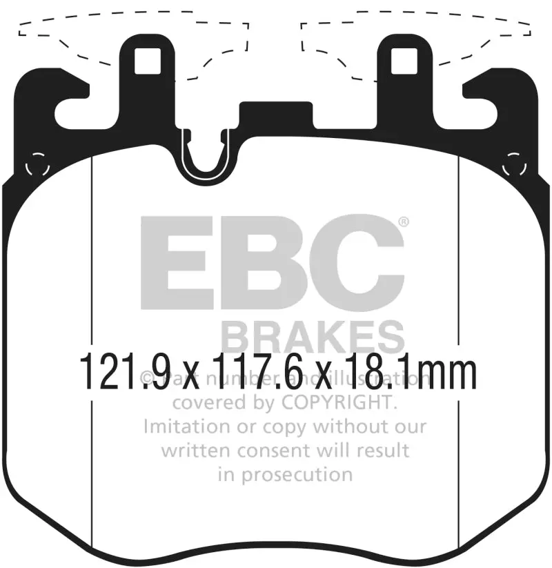 Ebc 2020+ Bmw M340i / M440i Bluestuff Front Brake Pads 2