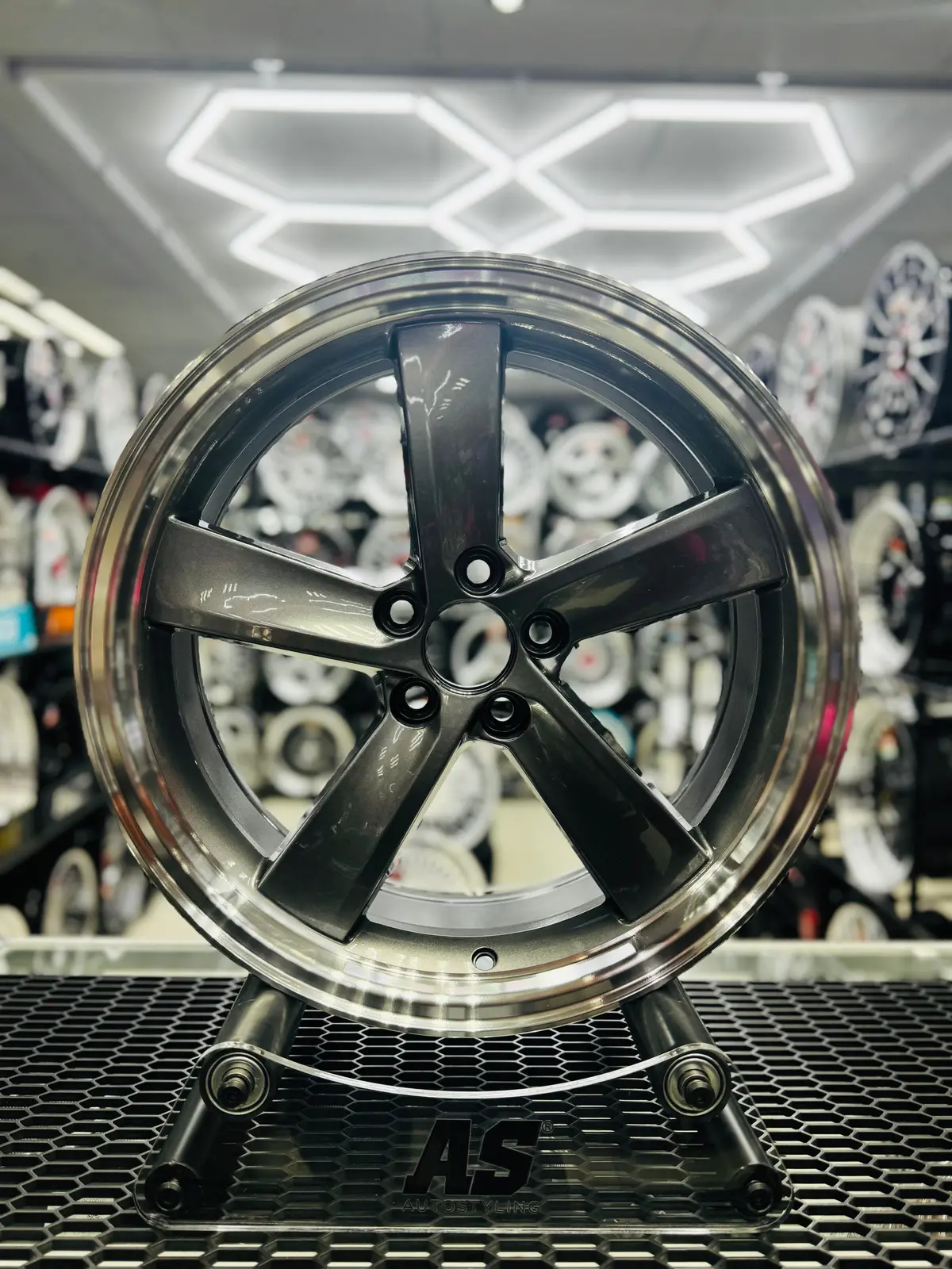 17" As- Rivazza  Reps 5/100 Gunmetal Wheels 1