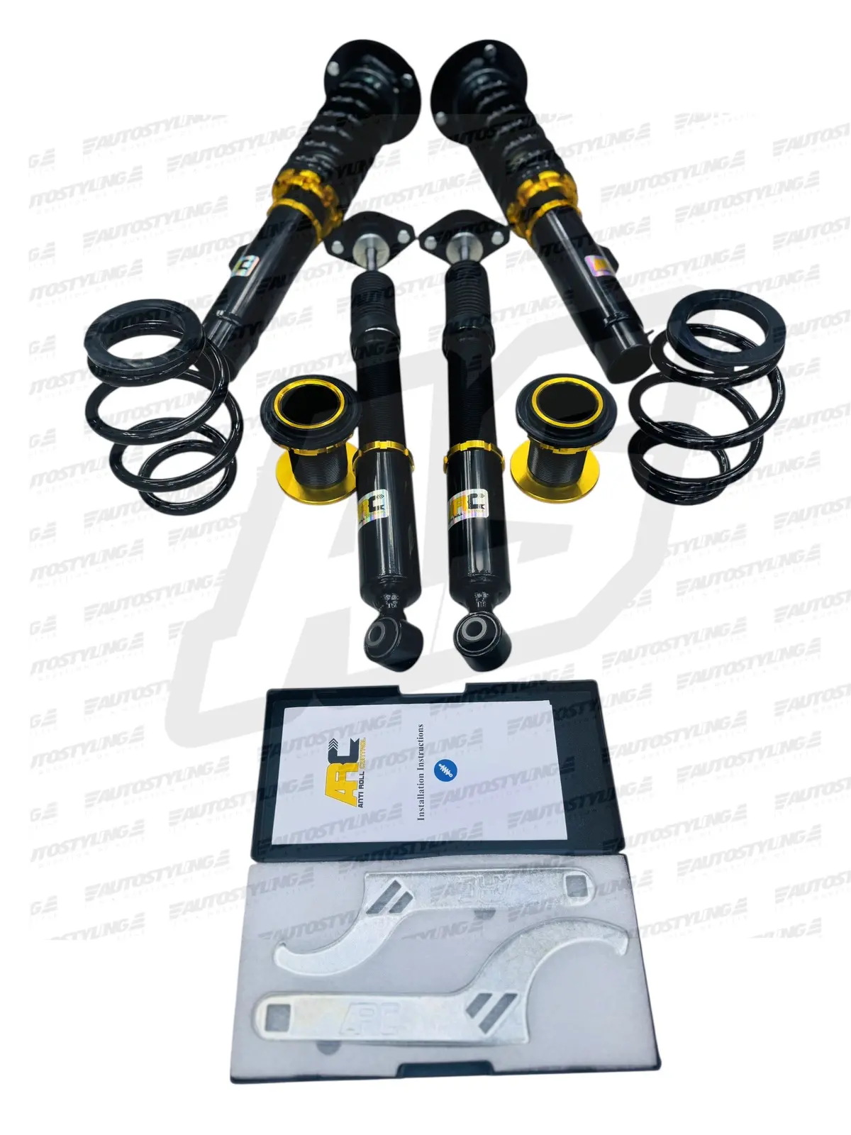 Arc Pro Version Coilovers With Bmw E46 Metal Mounting 1