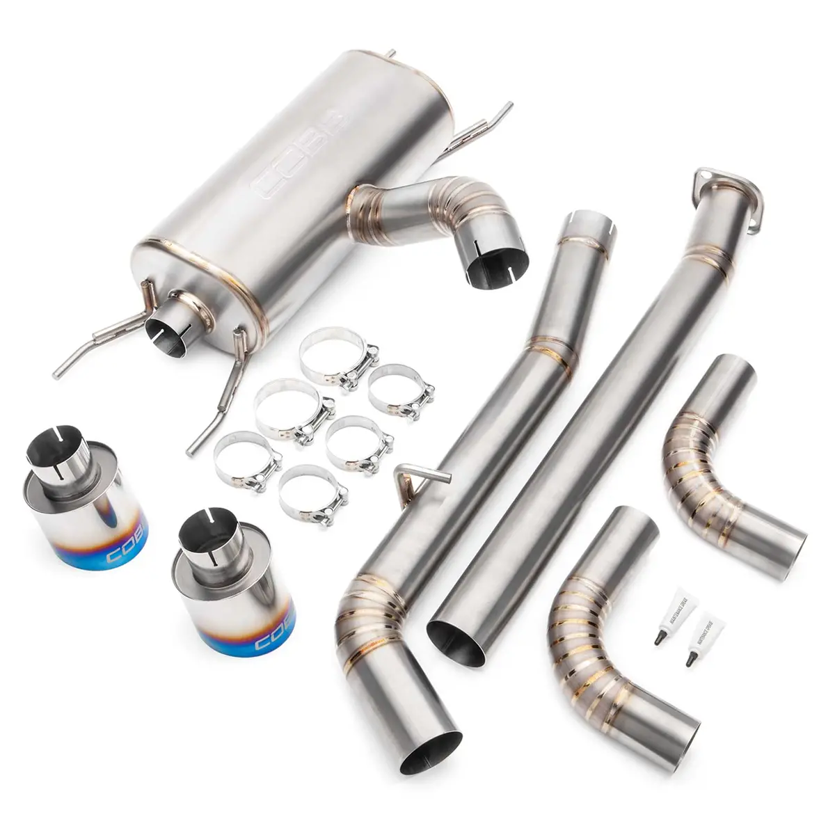 Axleback Exhaust - 2013-2016 Brz/Fr-S - Track Pipe - 3" Tubing - No Tip 2