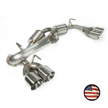 Axleback Exhaust, 2011-2014 Wrx / 2008-2014 Sti Hatchback - 5" Muffler - 4" Double Wall Tips 1