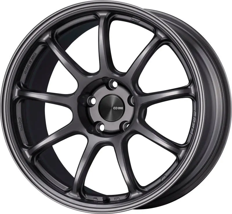 Enkei Pf09 17X7 5X100 45Mm Offset 75Mm Bore Dark Silver Wheel 1