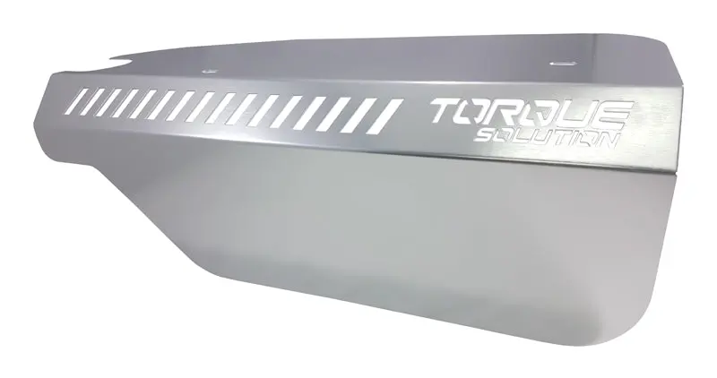 Torque Solution Engine Pulley Cover 2015+ Subaru Wrx/2014+ Forester Xt - Silver 1