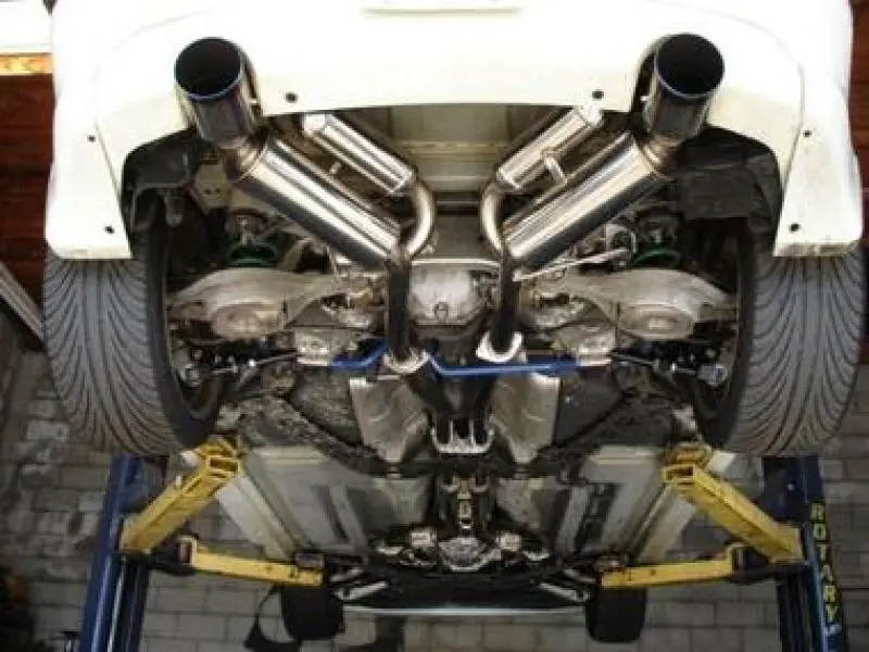 Hks 03-07 G35 Dual Hi-Power Titanium Tip Catback Exhaust 1