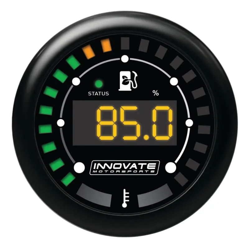 Innovate Mtx-D Ethanol Content & Fuel Temp Complete Gauge Kit - Black Dial 1