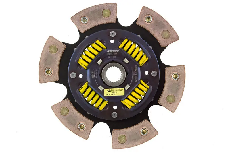 Act 2003 Mitsubishi Lancer 6 Pad Sprung Race Disc 1