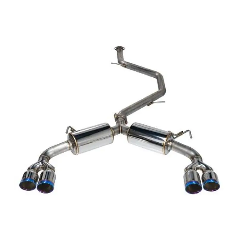 Remark 2019+ Toyota Corolla Hatchback Quad-Exit Cat-Back Exhaust Burnt Stainless Steel 1