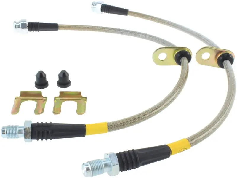 Stoptech Stainless Steel Front Brake Lines 13-17 Ford Focus St 1