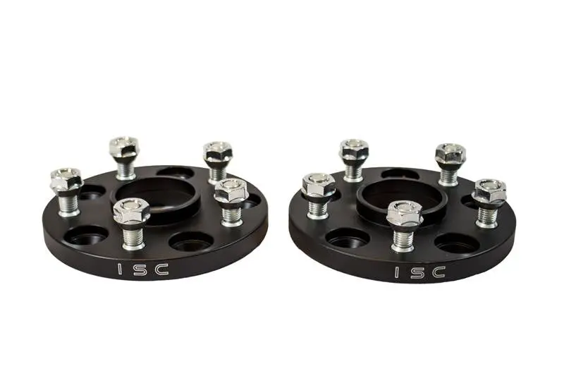 Isc Suspension Mazda/Mitsubishi 5X114.3 Hub Centric (67 Hub Bore) Wheel Spacers 15Mm Black (Pair) 1