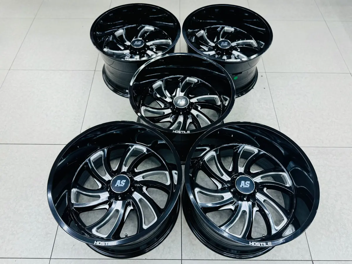 20” M7676 5X127 Jeep Rims Massive 12Js  5Rims In The Set 1