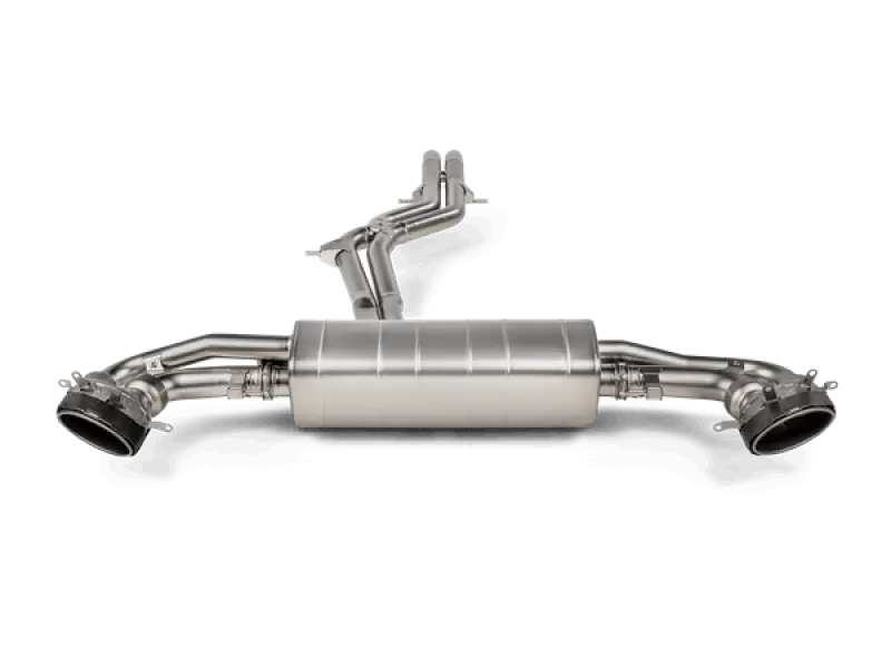 Akrapovic 2020+ Audi Rs Q8 (M4) Evolution Line Cat Back (Titanium) W/Carbon Fiber/Titanium Tips 1