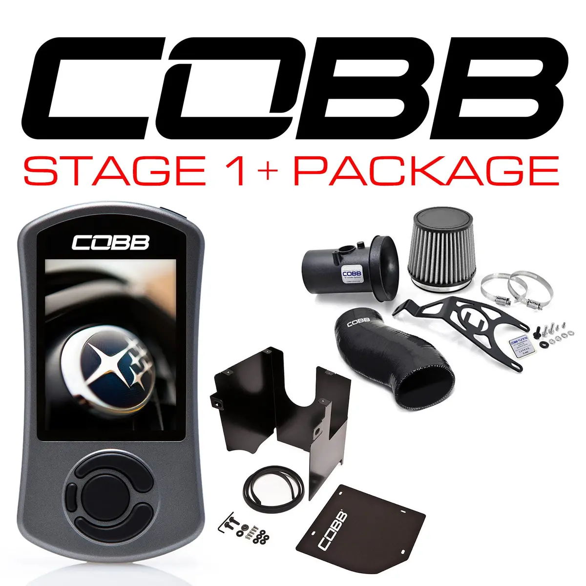 Subaru 2008-2014 Wrx / 2008-2014 Sti / 2009-2013 Fxt Stage 1+ Black Power Package W/V3 1