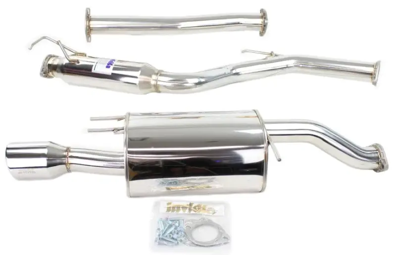 Invidia 14-15 Honda Civic Si K24 Coupe Q300 Rolled Stainless Steel Tip Cat-Back Exhaust 1