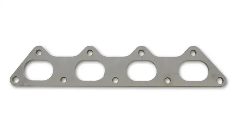 Vibrant T304 Stainless Steel Exhaust Manifold Flange – 3/8" Thick, Compatible With Mitsubishi 4G63 Engines 1