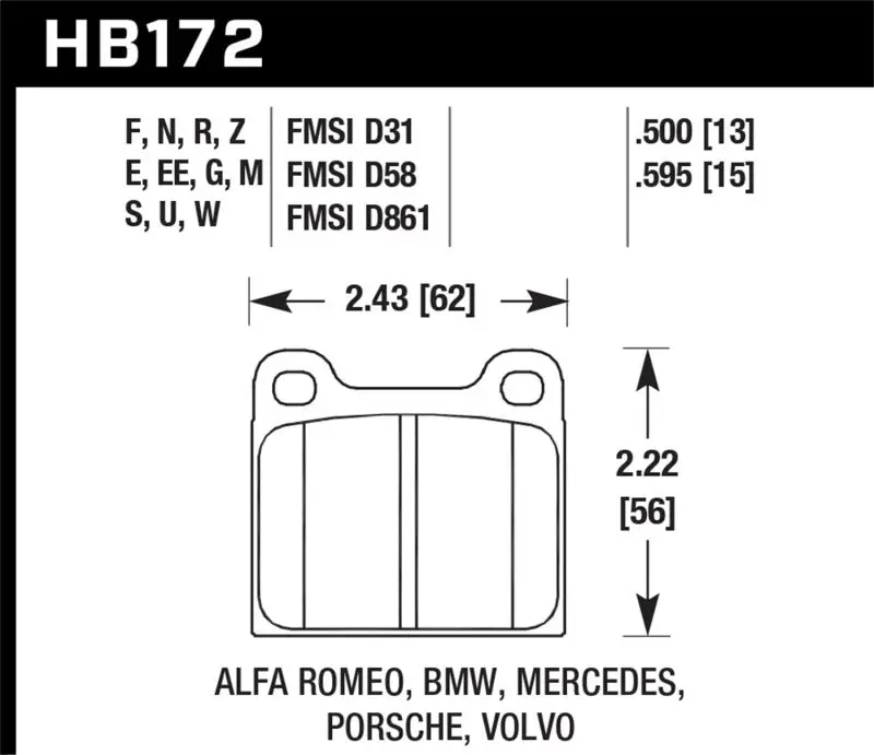 Hawk Hps Street Brake Pads 2