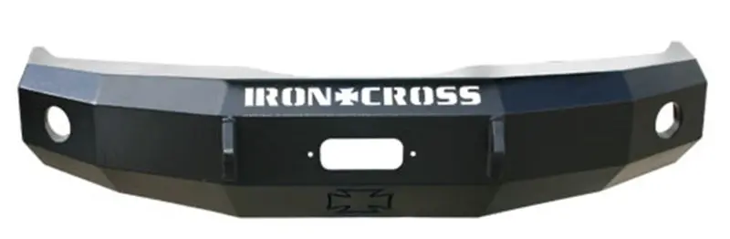 Iron Cross Gloss-Black Front Winch Bumper For 2011–2014 Chevrolet Silverado 2500/3500 Hd 1