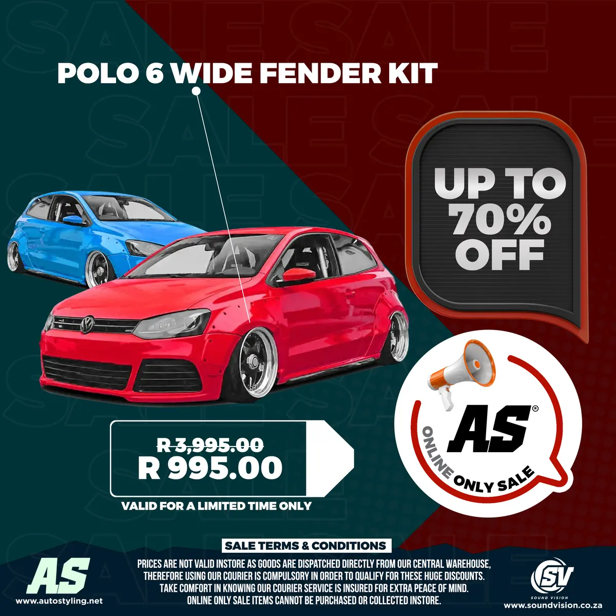 Polo 6 Wide Fender Kit 1