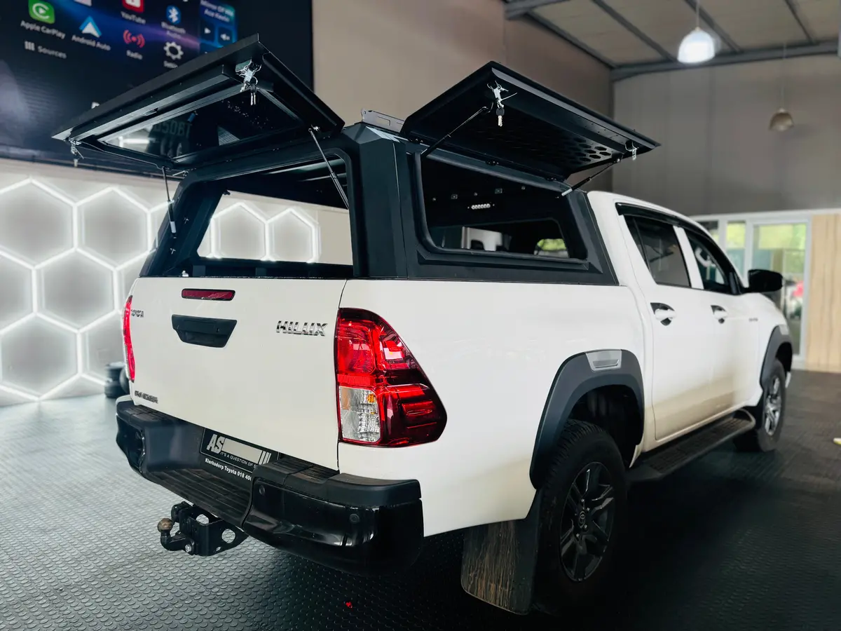 Toyota Hilux 2016+ Black Steel Canopy 1