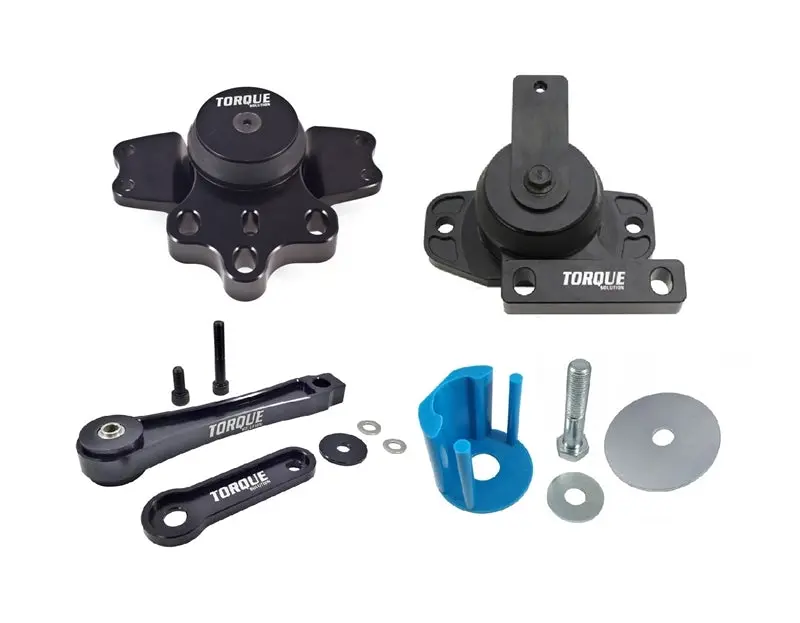 Torque Solution Engine Transmission & Pendulum Mount Kit W/ Race Insert Vw Jetta Golf 2006-2008.5 1