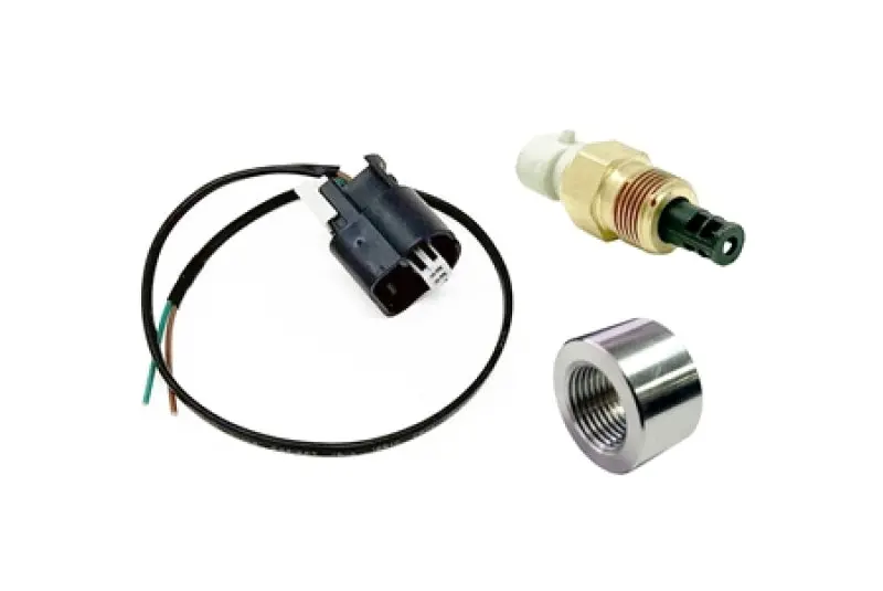 Torque Solution Fast Response Sd Iat Sensor Kit Gm Style Iat Sensor W/ Pigtail & Aluminum Weld Bung 1
