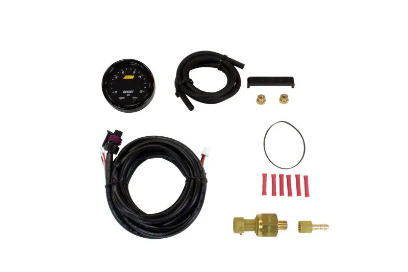 Aem X-Series Pressure 0-15Psi Gauge Kit 1