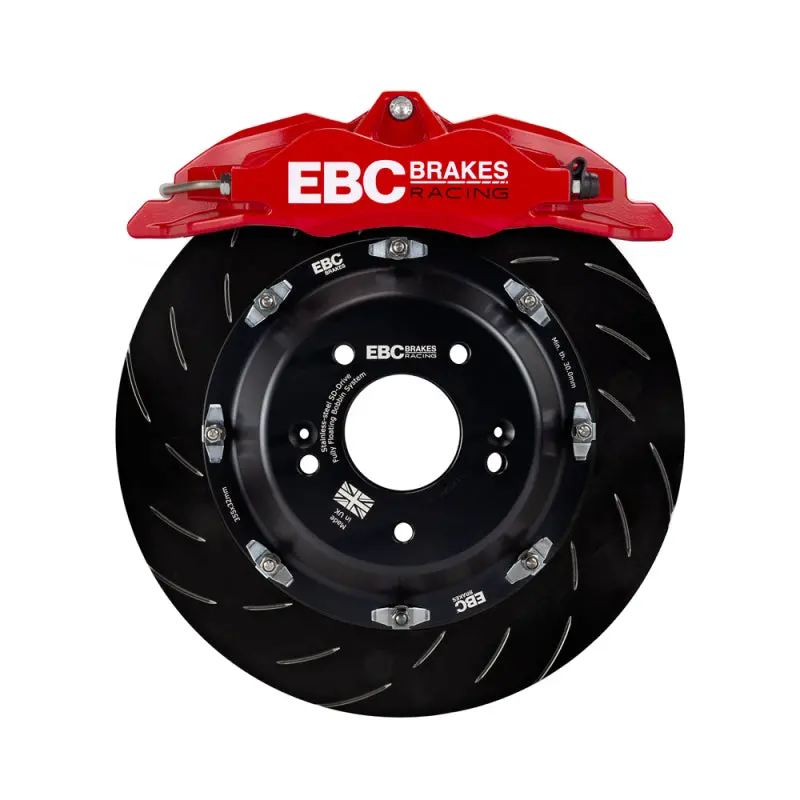 Ebc Racing 13-19 Volkswagen Golf Gti Red 6 Piston Apollo Calipers 355Mm Rotors Front Big Brake Kit 1