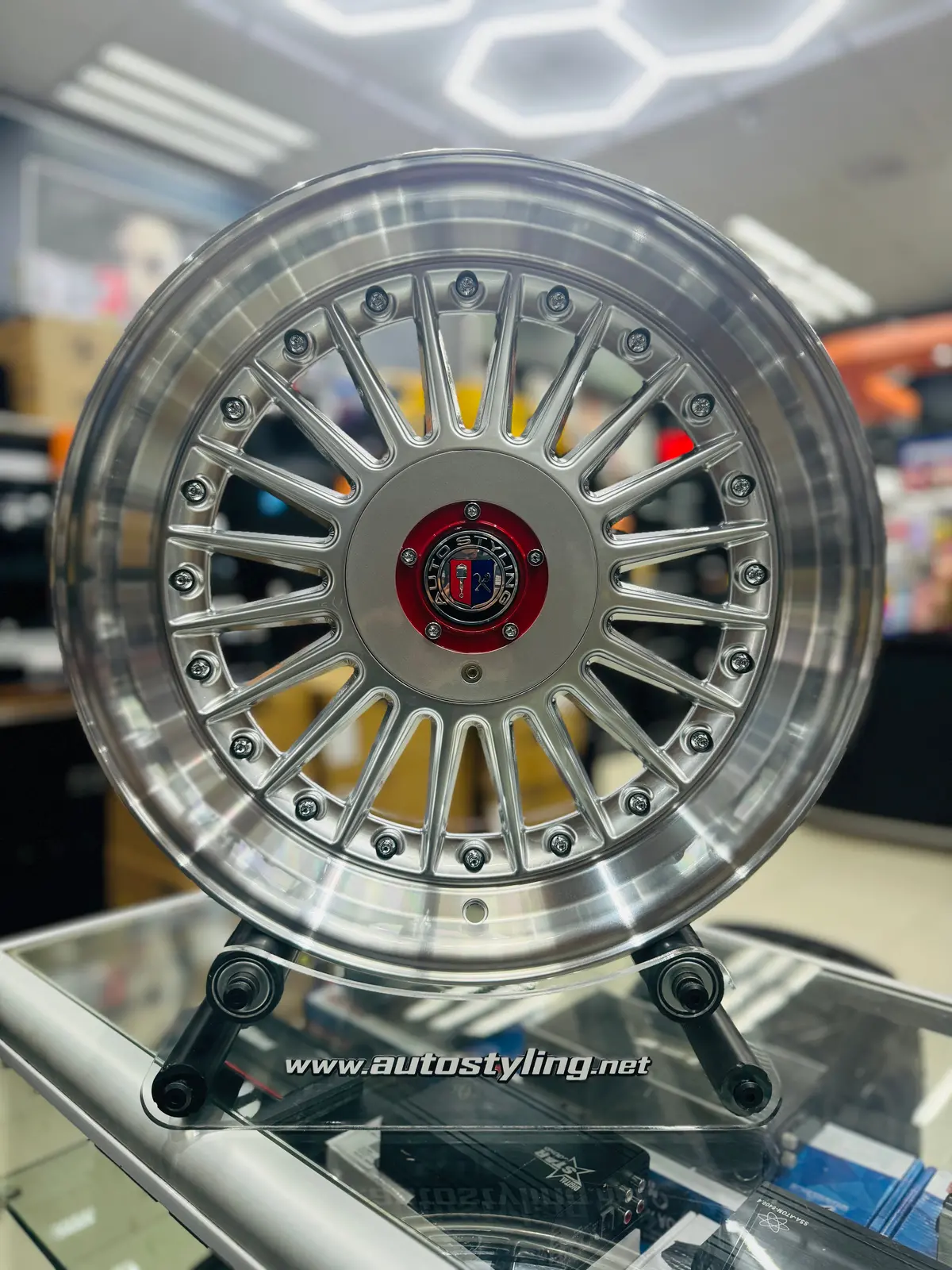 17'' As-Pina Silver 5/100 & 5/112 Multi Pcd 1