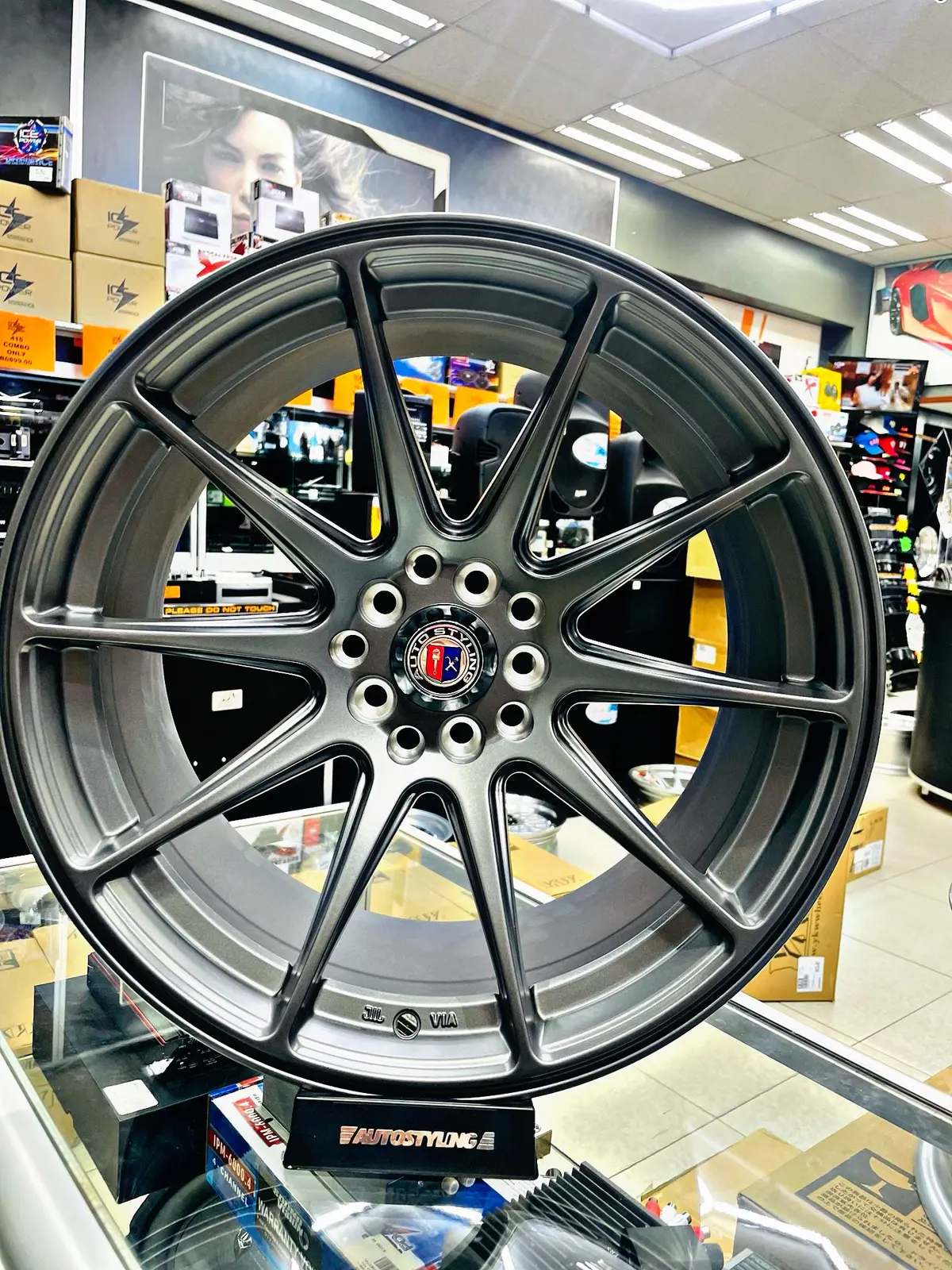 17” As-Xxr 5/100 & 5/114 Matt Gunmetal 1