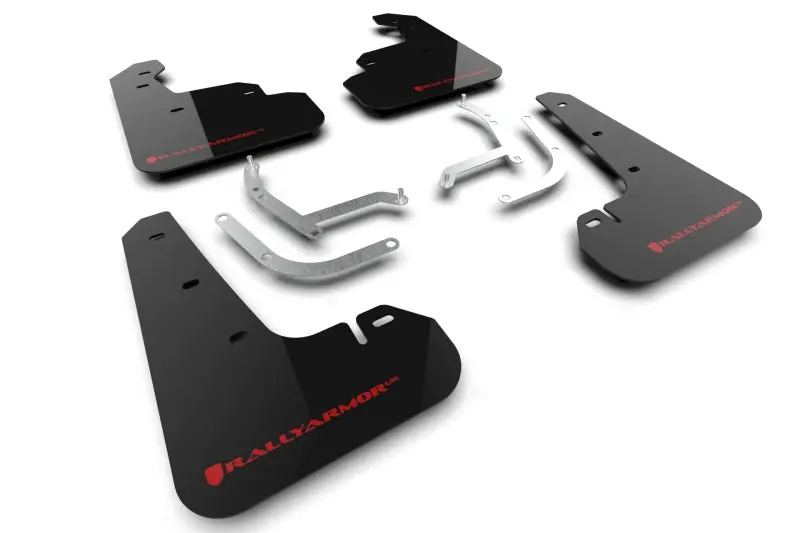 Rally Armor 24-25 Subaru Impreza Black Ur Mud Flap W/ Red Logo 1