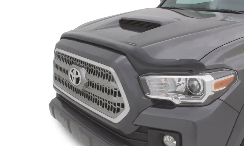 Stampede Vigilante Hood Protector For 2016–2019 Toyota Tacoma – Smoke Finish 2