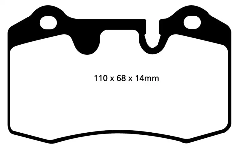 Ebc Redstuff Rear Brake Pads For 2004–2012 Aston Martin Db9 5.9L 1