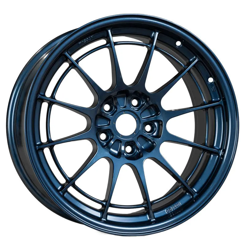 Enkei Nt03+M 18X9.5 5X114.3 40Mm Offset 72.6Mm Bore Misty Blue Wheel 1