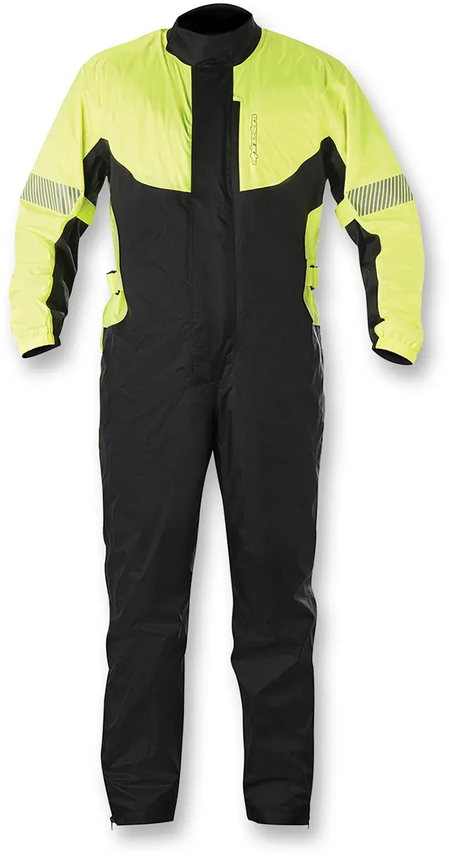 Alpinestars Hurricane Waterproof Rainsuit – Fluorescent Yellow/Black, Size 3Xl (Model 3264617-551-3X) 1
