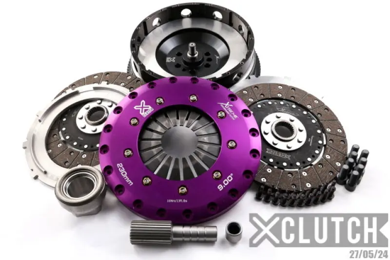 Xclutch 11-13 Bmw 335Is Base 3.0L 9In Twin Solid Organic Clutch Kit (6 Bolt/Pb In Input Shaft) 1
