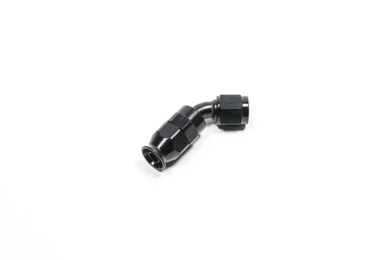 Radium Engineering -6An 45 Degree Ptfe Hose End - Black 1